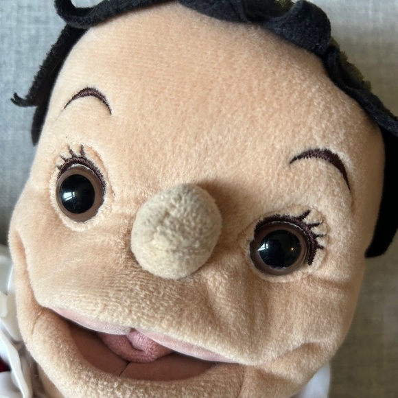 Folkmanis Growing Nose Pinnochio Hand Puppet Ventriloquist - Picture 10 of 11